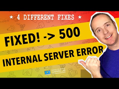 FIXED 500 Internal Server Error on WordPress FIXED 500 Internal Server Error on WordPress