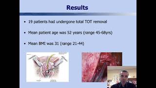 #23182 Total Trans-obturator Tape (TOT) Removal; a case series demonstrating post-operative pain...