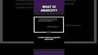 What Is Anarchy?