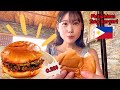 The CHEAPEST BURGER IN THE PHILIPPINES 🇵🇭!🇰🇷❤️