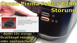 Canon Pixma B200 error fix - different problems