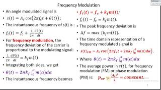 Communication Systems 17. Frequency Modulation-Basic Principles