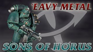 How to Paint SONS OF HORUS armour like the BOXART!