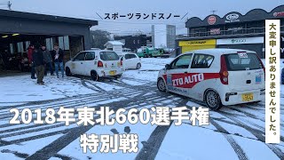 【東北660選手権】2018年シリーズチャンピオン車両　特別戦 in スポーツランドSUGO L275ミラ89号車