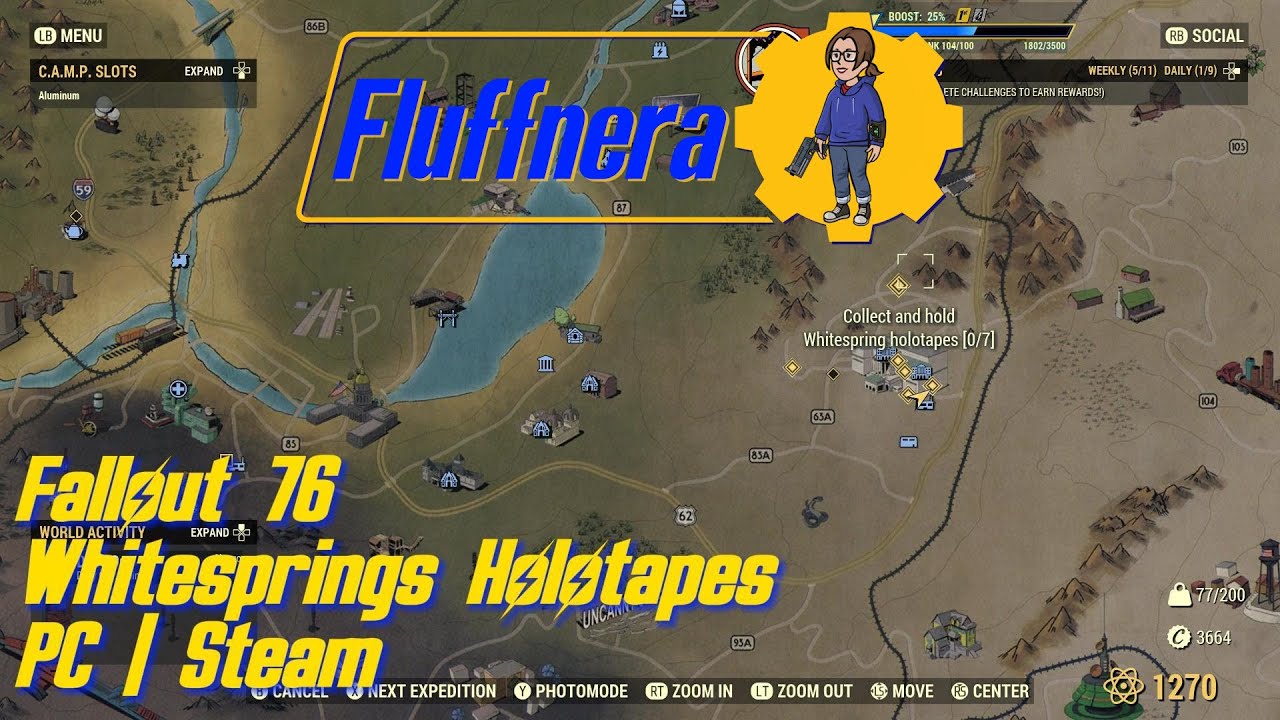 Fallout 76 | Whitespring Holotapes | Lvl 19 - YouTube