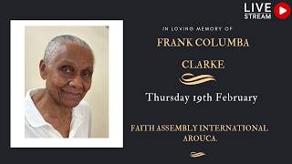 In Loving Memory of Frank Columba Clarke
