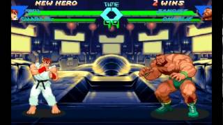 X-Men vs Street Fighter (GGPO)  -  Typhon vs Jeff FT10 match