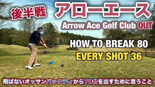 【PAR72 ゴルフラウンド】ドライバーの平均飛距離220~230ヤードの私が、バックティからスコアを出すために思うこと…ご参考になれば幸いでありますw