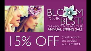 About Face Skin Care's Spring Sale 2023 - \