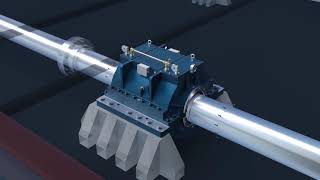 Michell Bearings propeller shaft thrust block