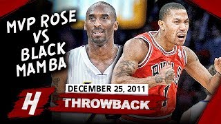 MVP Derrick Rose vs Kobe Bryant UNREAL XMAS Duel Highlights 2011.12.25 - MUST WATCH!