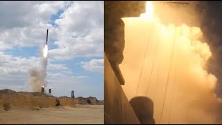 Russian Defense Ministry footage of Kalibr and Bastion missile launch against Ukraine