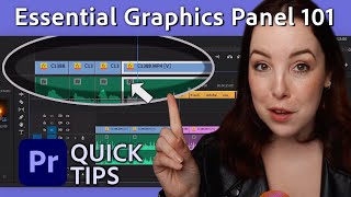 How to Edit a Video Fast with Essential Graphics Panel | Premiere Pro Tutorial w/ Lila | Adobe Video