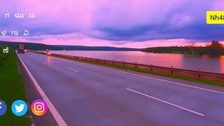 NH48 #Bengaluru #Belagavi #Pune Highway ,a Beautiful evening Scene ,Ghataprabha River