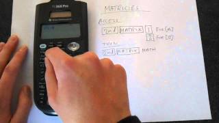 TI-36X Pro Matrices Tutorial: Operations, Inverse, Transpose And Row Reduced Echelon Form