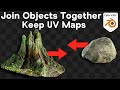 How to Join Objects and Keep the UV Maps (Blender Tutorial)