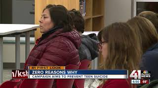 'Zero Reasons Why' suicide prevention campaign hopes to expand in new school year