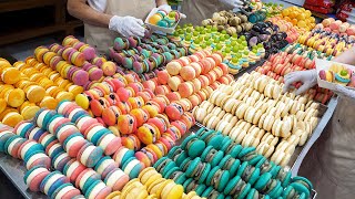 이곳 역대급입니다! 하루 1,000개씩 판매되는 다양한 뚱카롱 만들기 / Amazing! A macaron shop that sells 1,000 macaroons a day