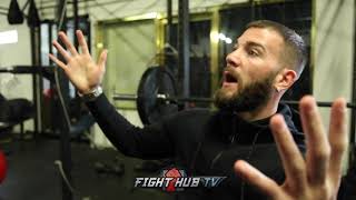 CALEB PLANT "THIS IS MY LIFES WORK COMING DOWN TO 1 MONENT. ONLY WAY UZCATEGUI BEATS ME IS BY KO"