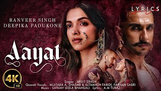 AAYAT Song | Lyrical Song |Arijit Singh Songs | Bajirao Mastani | Love Song | Trending Song |