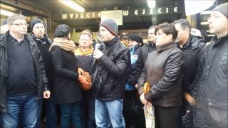 Górniczy protest Makoszowy