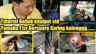 Tutorial cara Bobok knalpot Yamaha F1zr Bersuara Garing kaleng....,..