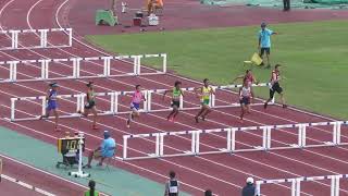 女子100mH NS 千葉県中学新人2023