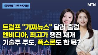 [글로벌 마켓 브리핑] 트럼프 \