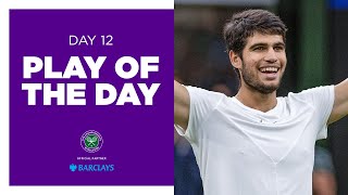 MATCH WINNER! Carlos Alcaraz is going to Wimbledon Final | Play of the Day presented by Barclays