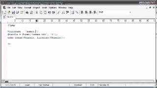 Beginner PHP Tutorial 80 - The explode Function with File Handling Example