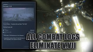 All Combat Logs - Eliminate V.VII | Armored Core 6