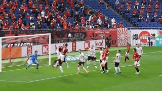 2021年5月22日 第15節 浦和レッズvsヴィッセル神戸  槙野のヘディングシュート