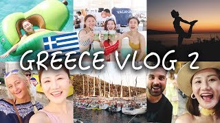 【Greece Vlog Pt.2】DW Yacht Week|船上的真实生活，偶遇最爱小岛，爬山下海看帅哥