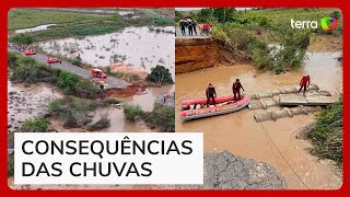 Três pessoas morrem após trecho de rodovia ceder em Sergipe