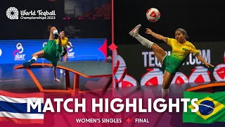 World Teqball Championships | Women's Singles, Final | Highlights