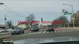 Driving from Laurelton to Jamaica Avenue via Merrick Blvd