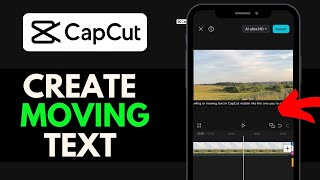 How To Make Crawling Or Moving Text In CapCut Mobile 2025 | Add Crawling Or Moving Text (EASY)