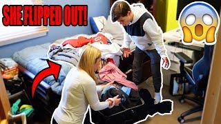 DROPPING OUT OF SCHOOL PRANK ON MOM! (FREAKOUT)
