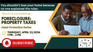 AMOS: FORECLOSURE - PROPERTY TAX COLLECTIONS & PREVENTION (April 2026)
