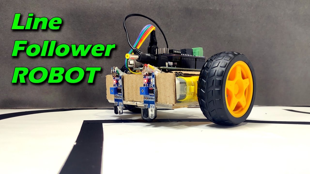 How To Make Line Follower Robot - YouTube