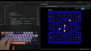 ASMR Programming - Coding Pacman - No Talking