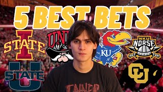 5 BEST BETS FOR COLLEGE BASKETBALL 1/15!