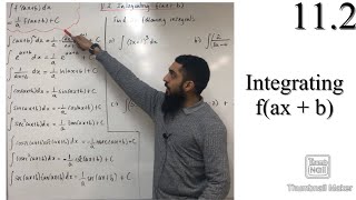 Edexcel A level Maths: 11.2 Integrating f(ax + b)