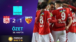 Merkur-Sports | Sivasspor (2-1) Kayserispor - Highlights/Özet | Trendyol Süper L
