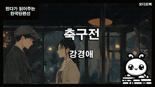 잠잘 때 듣는 오디오북/ 강경애의 축구전/ 낭독소설/ 먼다의 오래된 책방