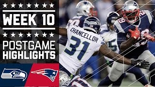 Seahawks vs. Patriots | NFL Week 10 Game Highlights
