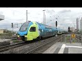 rail traffic in bielefeld hbf with ices light rail ex bob talent desiro hc kiss and much more