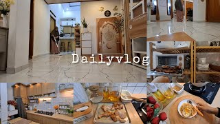 daily vlog 🌱ibu rumah tangga~irt produktif~bersih bersih rumah minimalis~masak menu simple