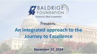 Baldrige Foundation Quarterly Webinar December 2024 Wellstar