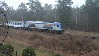 PKP Intercity: SU160-007 z TLK Biebrza rel. Gdynia Główna - Warszawa Wschodnia. 26.12.2024 r.